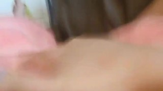 MASTURBATING WITH A BATH TOWEL