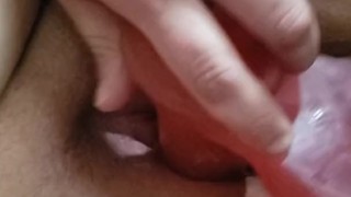 BBW Wife Stretches Pussy and Squirts