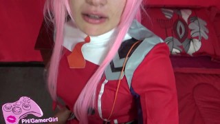 Zero Two gets a nice creampie ♥ SweetDarling 