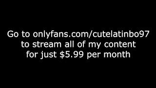 Filling a cup with spit and Jerking off with it until I cum - Camilo Brown