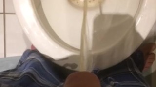 Scottish teen pissing