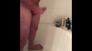 Jerk off and then Pissing on my foot