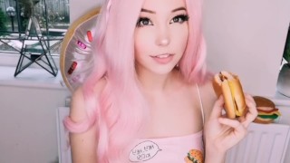 Belle Delphine gets her HOLE nice and FILLED UP
