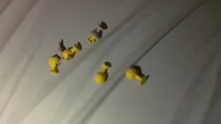 Male stomping some stupid emoji suckers with barefeet