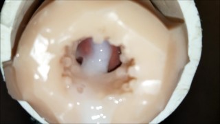 Internal Creampie Of A Sextoy! Ep3