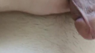 Auto-bouncing and Toying with My Full Hard Transgal Clit