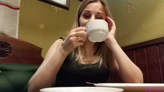 Remote Vibrator in Public Place - Letty Black