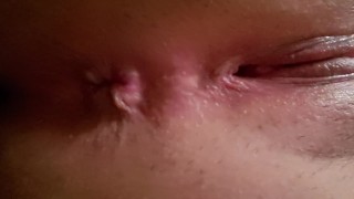 Big tit girl plays with pussy