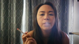 Smoking Fetish Chain Smoking with Deep Inhales