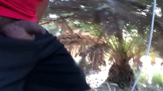 My small cock! Risky cock out walk, cars go by! No cum!!