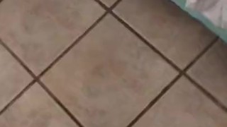 Risky wank & cum by window in hotel room