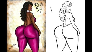 Big Booty Cherokee D Ass Illustration - Free Porn Videos - YouPorn