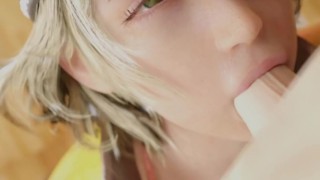 Cindy Aurum Blowjob Final Fantasy 3D Animation with Sound