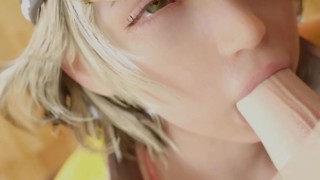 Cindy Aurum Blowjob Final Fantasy 3D Animation with Sound