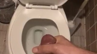 Nut in bathroom