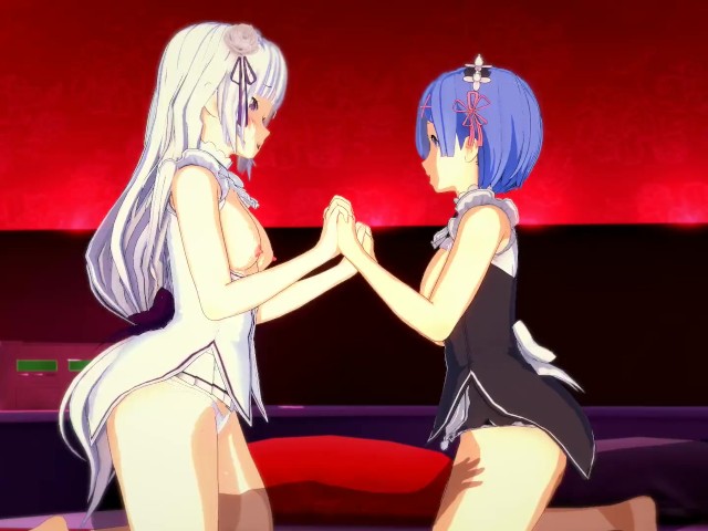 Re:zero Emilia X Rem Threesome 3d Hentai - VidÃ©os Porno Gratuites - YouPorn
