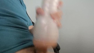 My first time using a fleshlight !