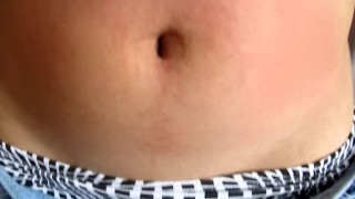 look at my excited belly flushed by your bites and punches Fantasy of Paula