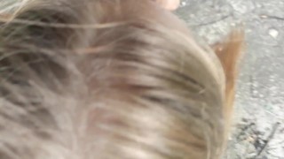 Outdoor Public Cum in Mouth after perfect Blowjob & Deepthroat