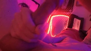 Stroking My Hard Cock
