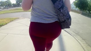 Watching her walk in leggings is art in it's self!