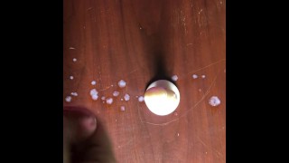 Small cock releases a big load