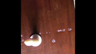 Small cock releases a big load