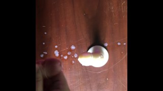 Small cock releases a big load