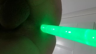 Boy takes Lightsaber