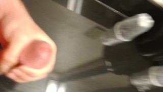 Cockdevotee Hotel Bathroom Wank