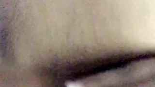 Big tits in bed tease