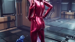 (Unreal Engine Animation) Sentient Nanobot Slime Girl