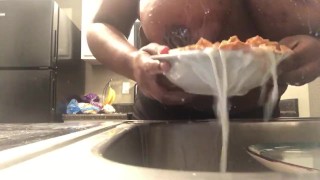 Bbw milk and cereal