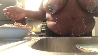 Bbw milk and cereal