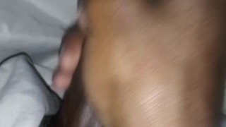 Stroking My Big Strong Dick, I Nutted So Hard She Wants To Lick It Up