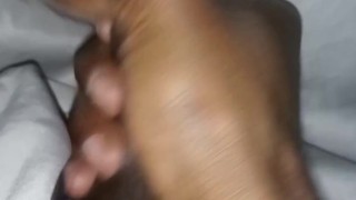 Stroking My Big Strong Dick, I Nutted So Hard She Wants To Lick It Up
