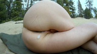 fucked milf and she Masturbates with sperm inside