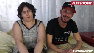 LETSDOEIT – Italian Chubby Mature Ass Fucked By A Young Stud With Big Cock