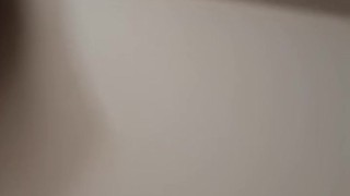 Hard working secretary fails to hold on pee, pee desperation female POV