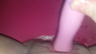 Moaning solo squirt