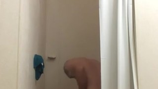 Spied on in shower