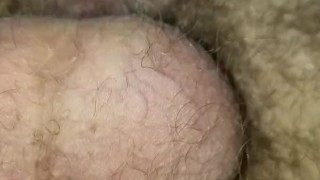 Straight guy anal masturbation in car