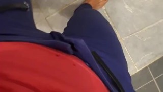 Holding pee, toilet desperation + mess, pee in my panty