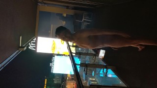 Daniel Hausser naked balcony Cosmopolitan Las Vegas. "Lucky" by Britney S.