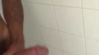 Masturbating in the shower