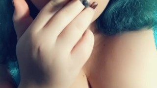 Smoking BBW Tease