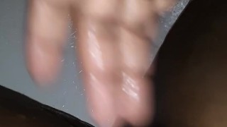 Super wet shower masturbation