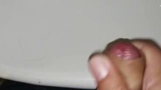 masturbating in the bathroom
