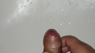 masturbating in the bathroom