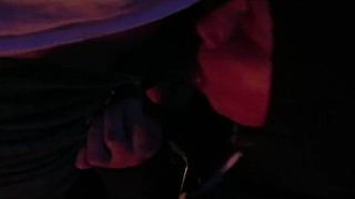 Blowjob by the Campfire